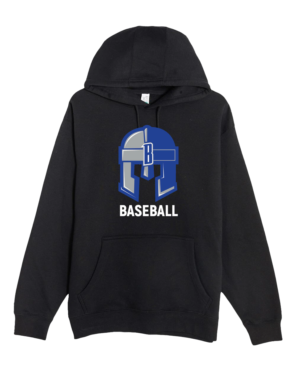 Brainerd Baseball - Black Hoodie Value - Full Front