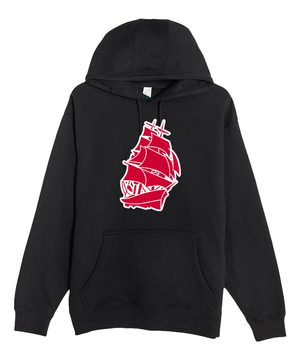 Amboy Softball - Black Hoodie Value - Full Front