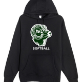 Roseau Softball - Black Hoodie Value - Full Front