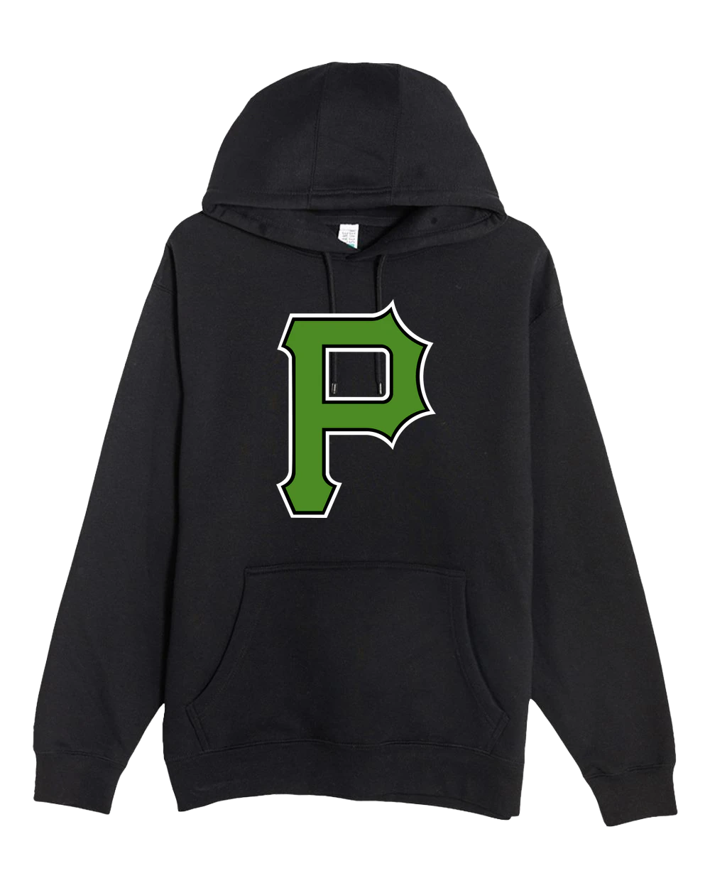 Pipestone Baseball - Black Hoodie Value - Full Front