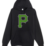 Pipestone Baseball - Black Hoodie Value - Full Front