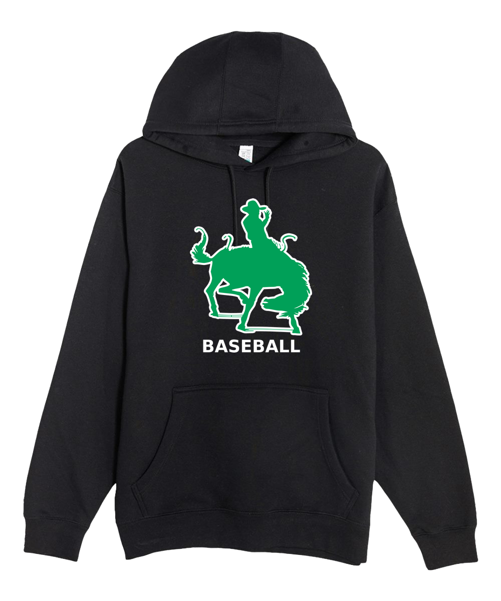 Breckenridge Baseball - Black Hoodie Value - Full Front