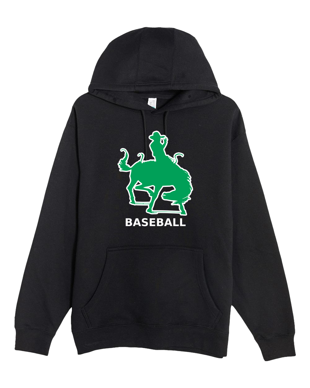 Breckenridge Baseball - Black Hoodie Value - Full Front