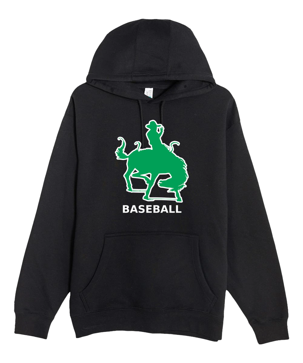 Breckenridge Baseball - Black Hoodie Value - Full Front