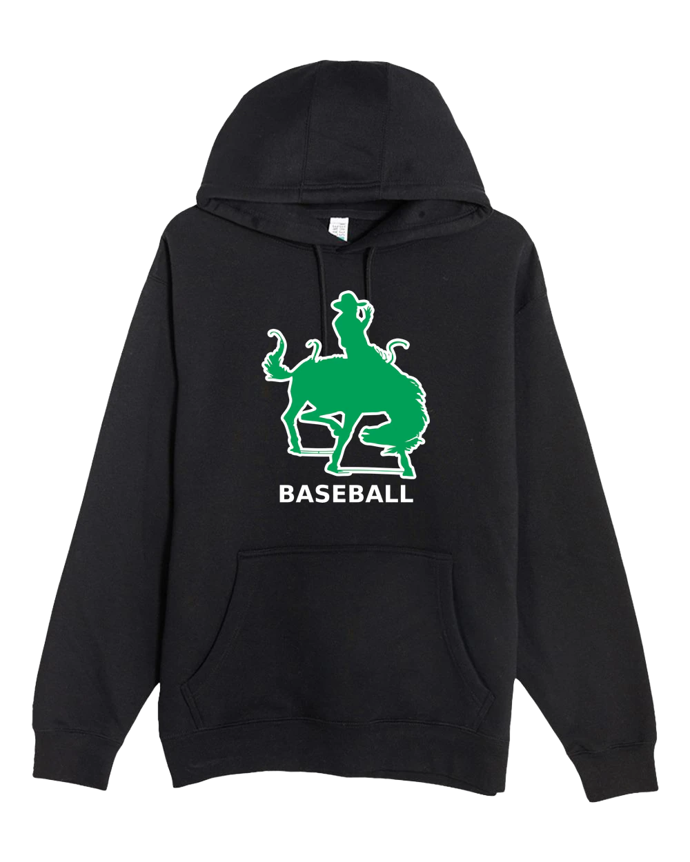 Breckenridge Baseball - Black Hoodie Value - Full Front