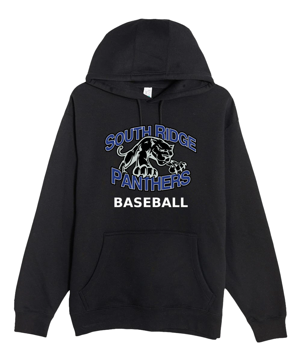 South Ridge Baseball - Black Hoodie Value - Full Front