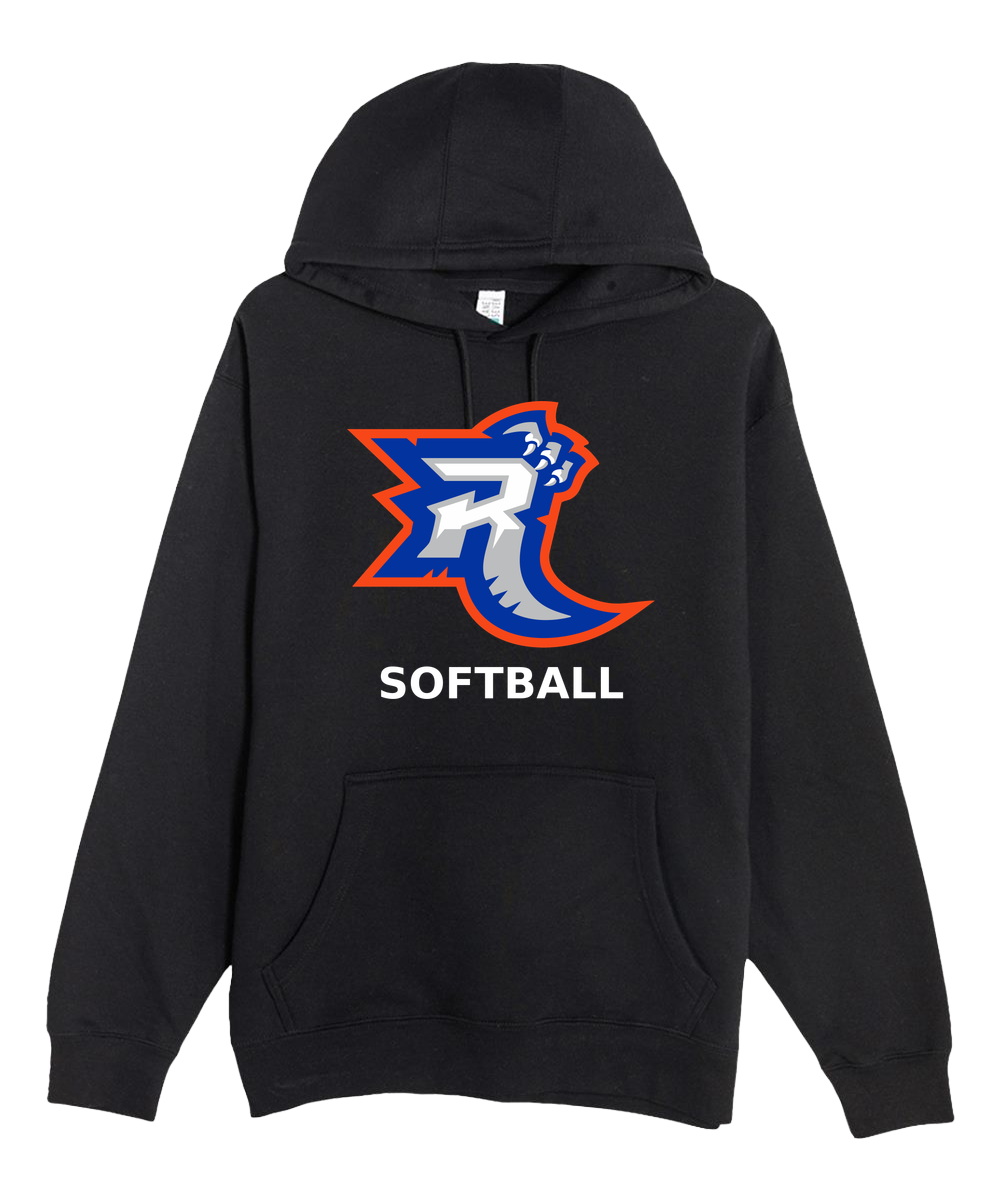 Carlton Wrenshall Softball - Black Hoodie Value - Full Front