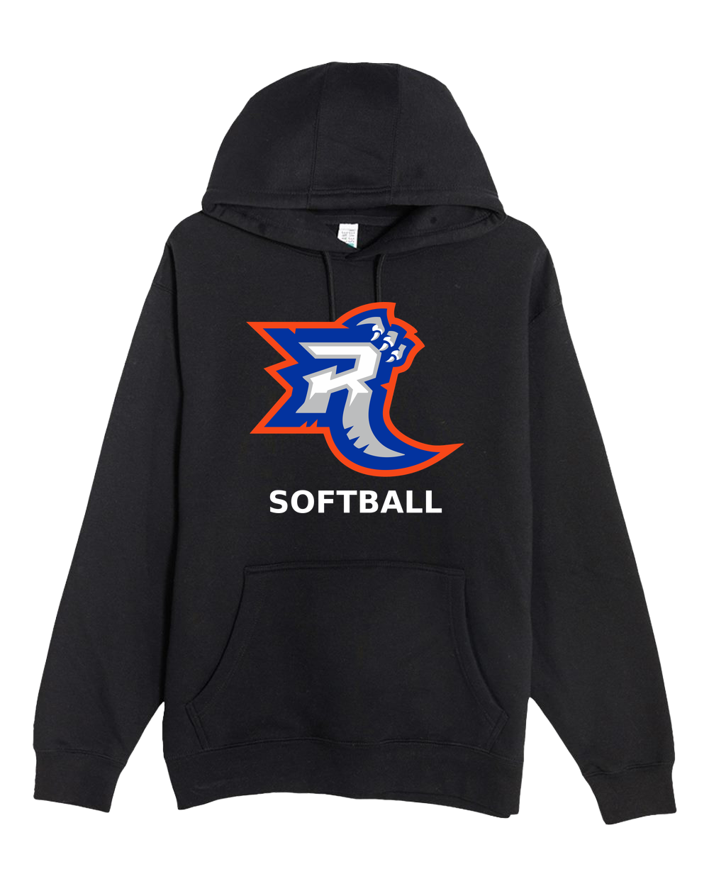 Carlton Wrenshall Softball - Black Hoodie Value - Full Front