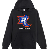 Carlton Wrenshall Softball - Black Hoodie Value - Full Front
