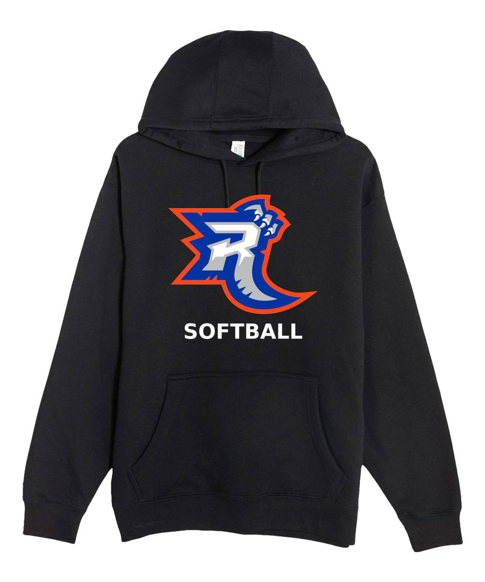 Carlton Wrenshall Softball - Black Hoodie Value - Full Front