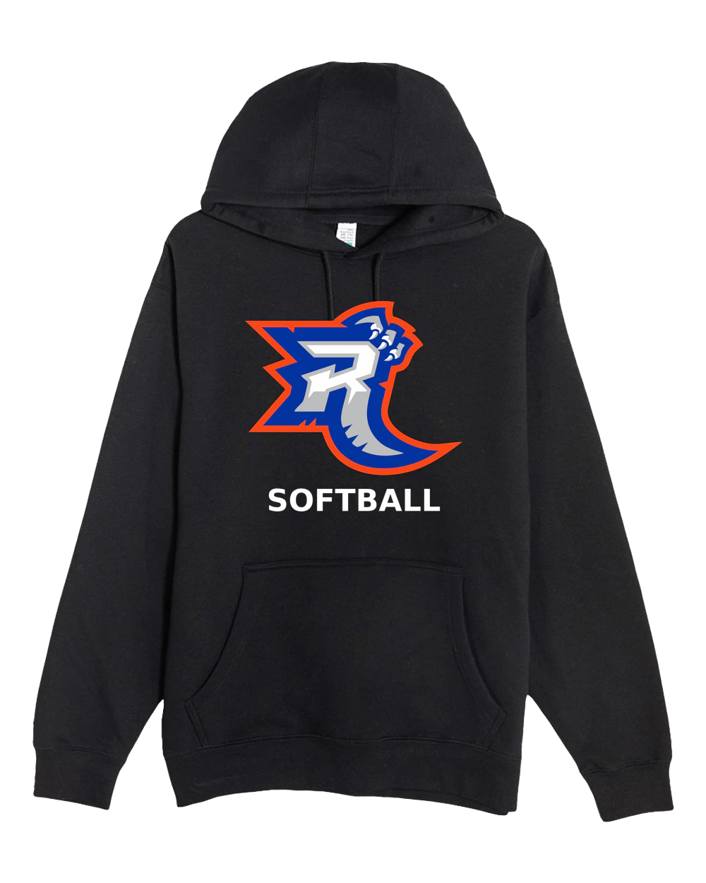 Carlton Wrenshall Softball - Black Hoodie Value - Full Front