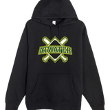 Atwater Baseball - Black Hoodie Value - Full Front
