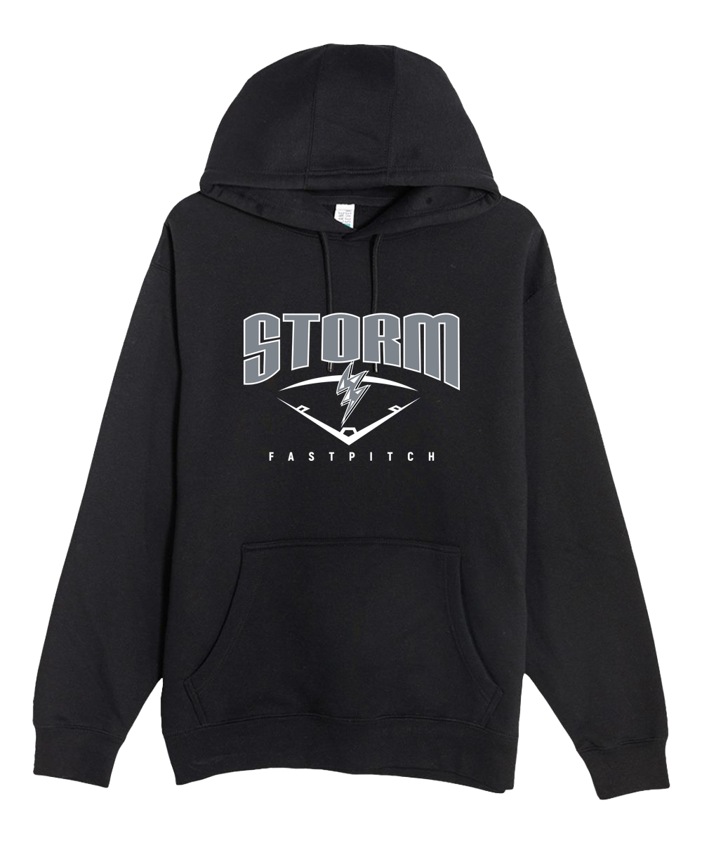 BW Softball - Black Hoodie Value - Full Front