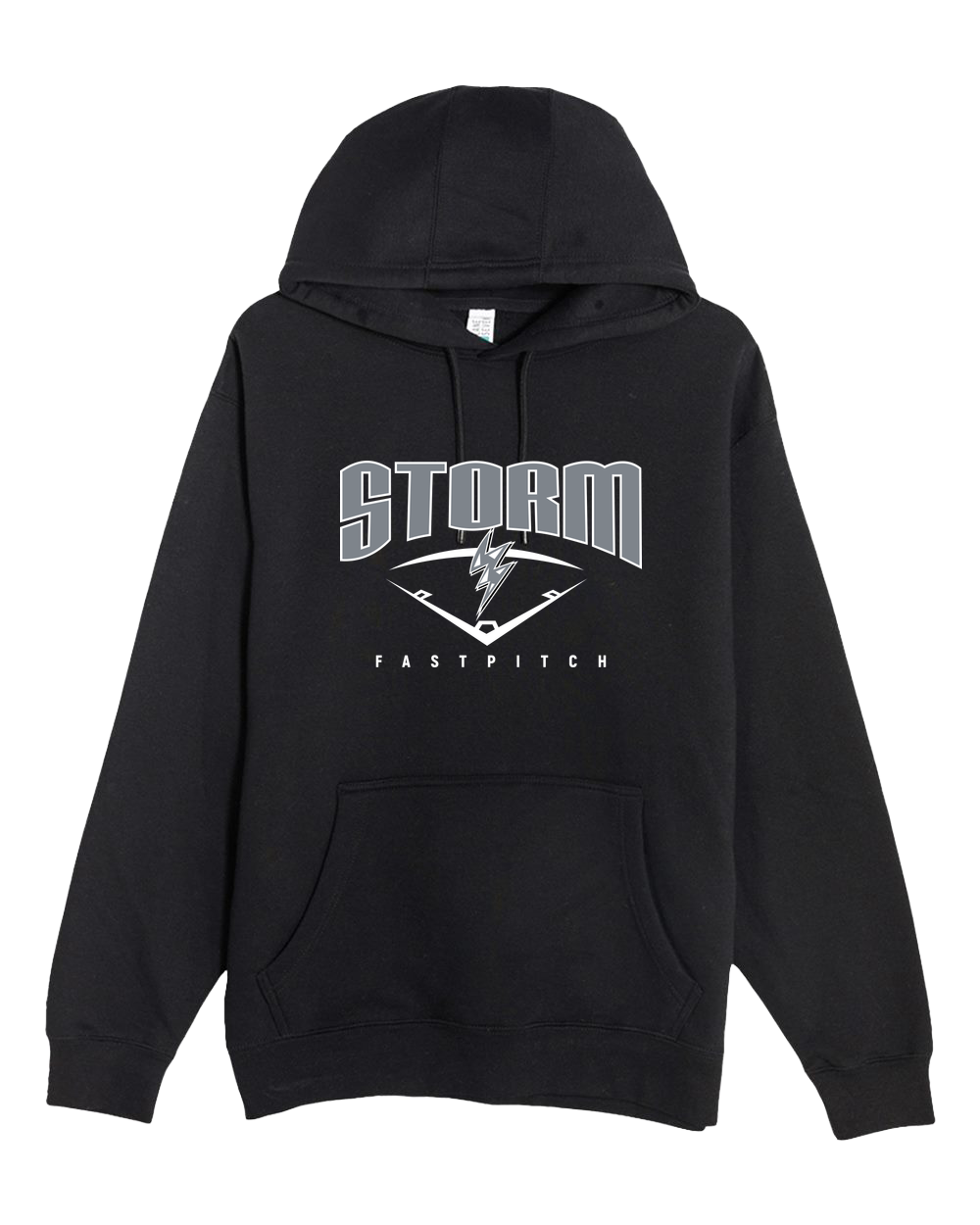 BW Softball - Black Hoodie Value - Full Front