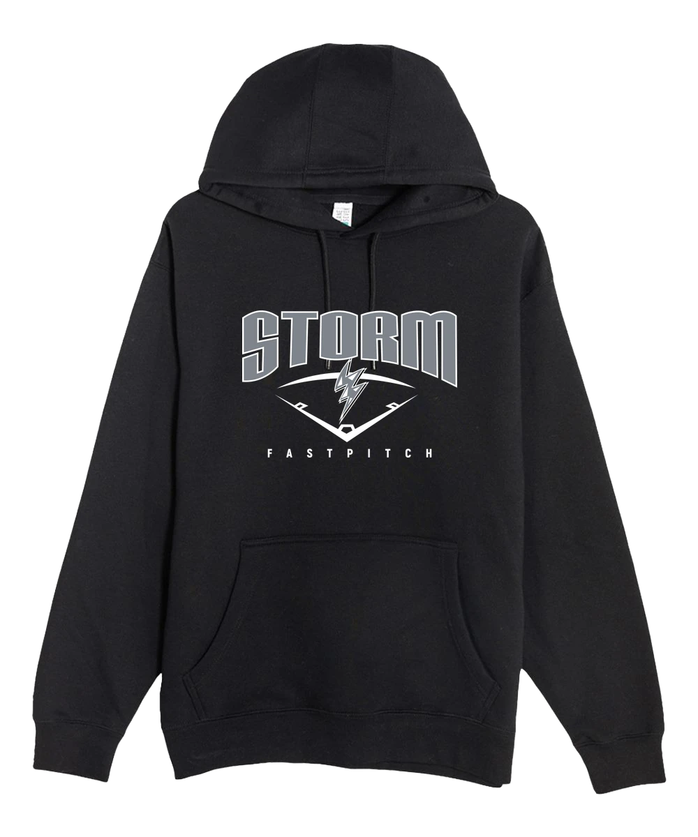 BW Softball - Black Hoodie Value - Full Front