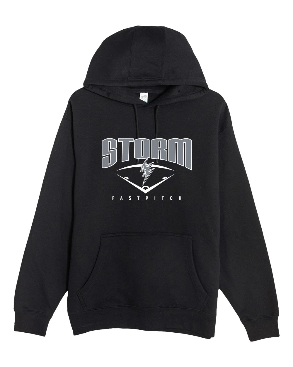 BW Softball - Black Hoodie Value - Full Front