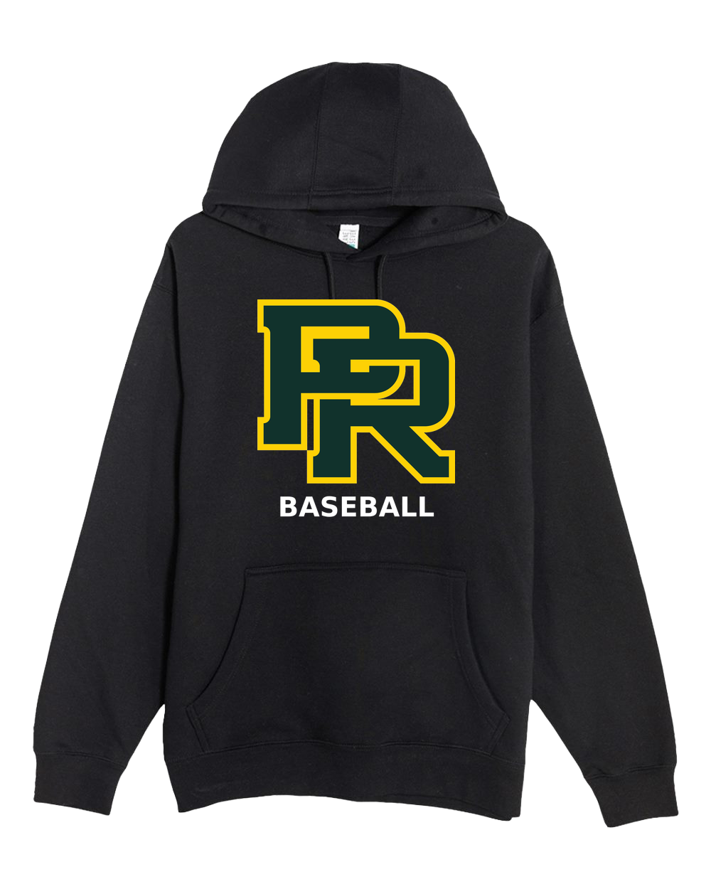 Proctor Baseball - Black Hoodie Value - Full Front