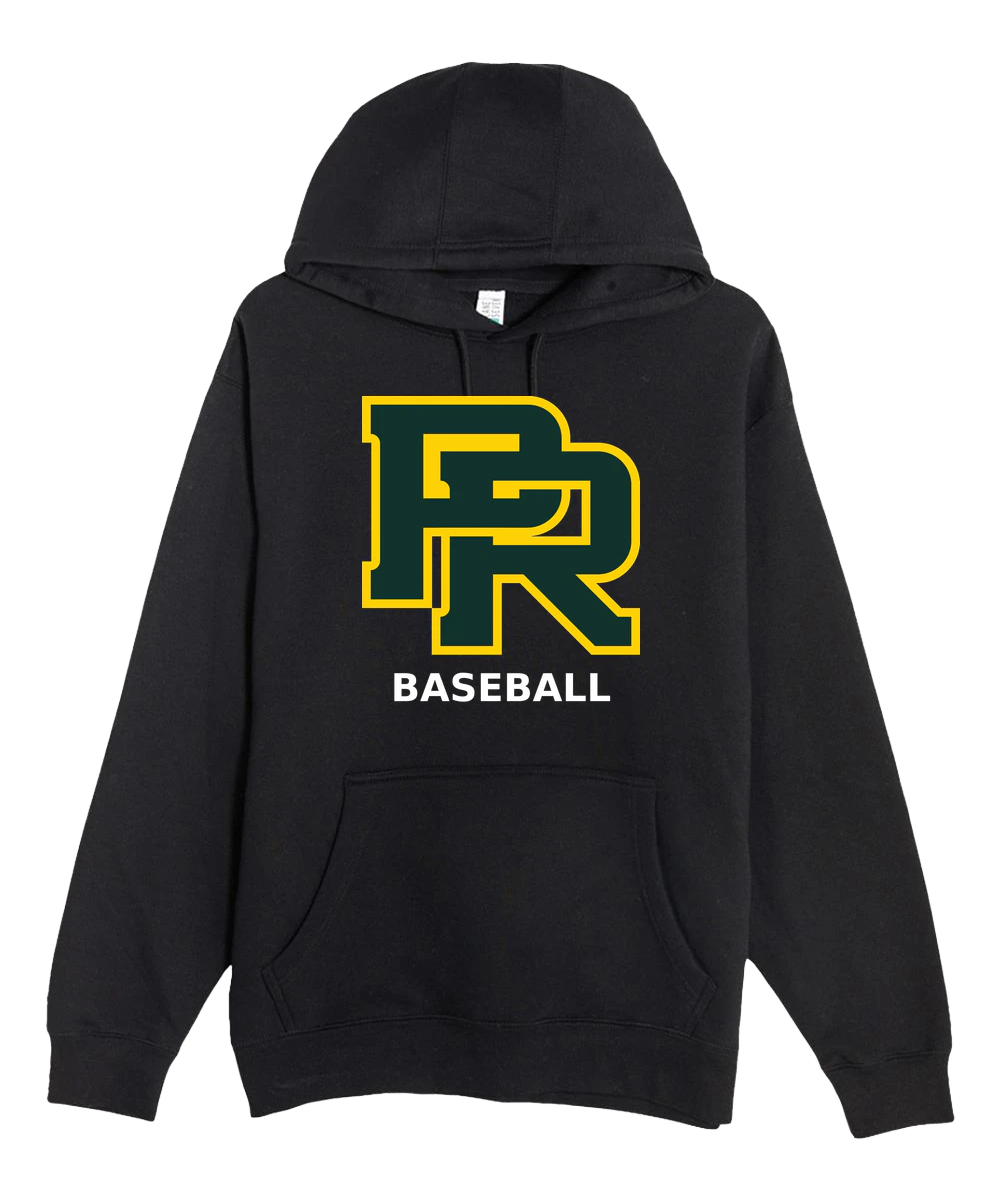Proctor Baseball - Black Hoodie Value - Full Front