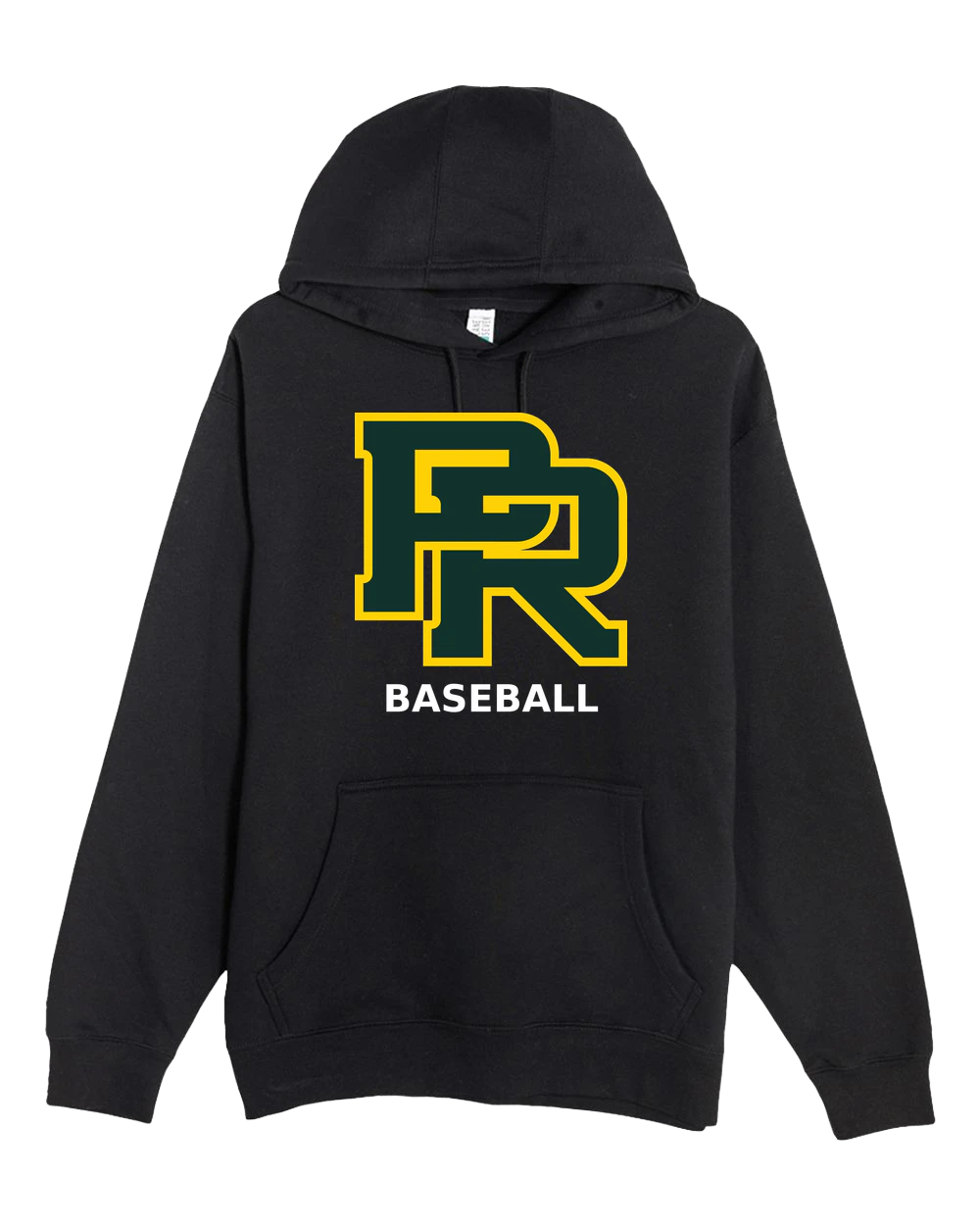 Proctor Baseball - Black Hoodie Value - Full Front