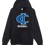 Cambridge Isanti Baseball - Black Hoodie Value - Full Front