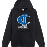 Cambridge Isanti Baseball - Black Hoodie Value - Full Front