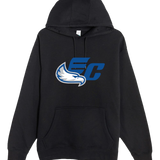 East Central Spring Sports - Black Hoodie Value - Full Front