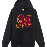 Mankato Area Youth Baseball Association - Black Hoodie Value - Full Front