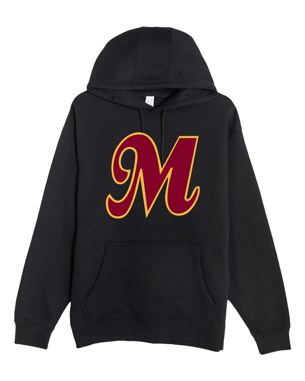 Mankato Area Youth Baseball Association - Black Hoodie Value - Full Front
