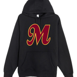 Mankato Area Youth Baseball Association - Black Hoodie Value - Full Front