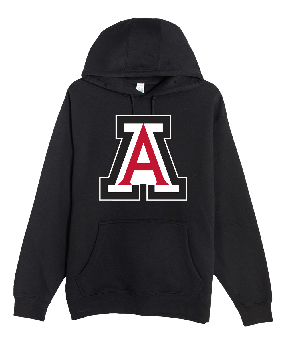 Amboy Baseball - Black Hoodie Value - Full Front