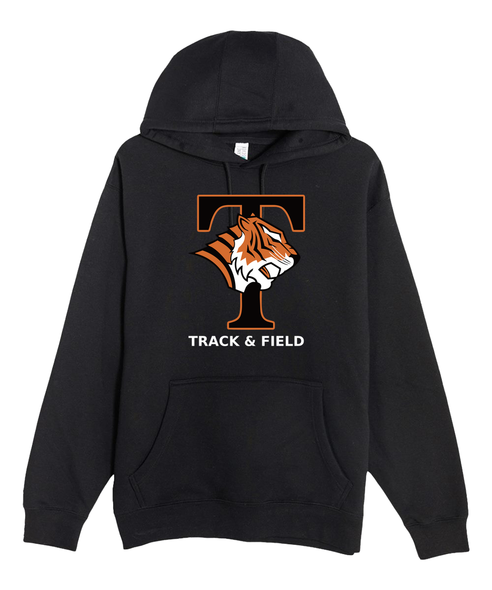 St. Cloud Tech Track & Field - Black Hoodie Value - Full Front