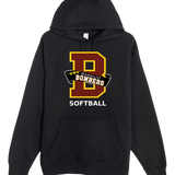 Barnum Softball - Black Hoodie Value - Full Front