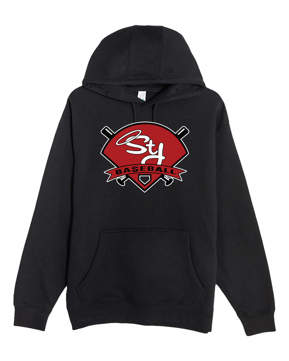 Shirt Hub Test Team Store - Black Hoodie Value - Full Front