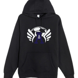 Abingdon Soccer - Black Hoodie Value - Full Front