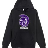 Barnesville Softball - Black Hoodie Value - Full Front
