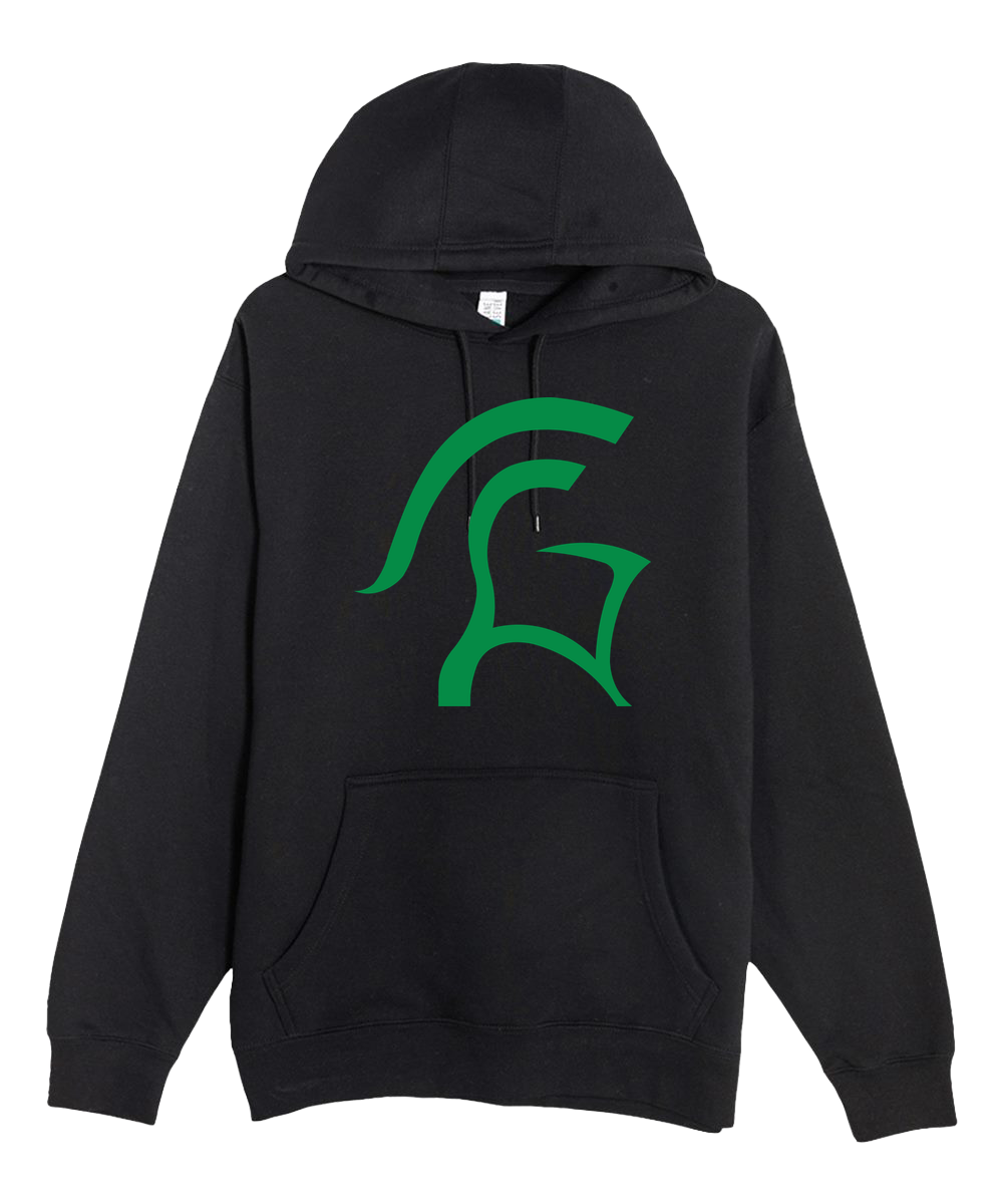 La Crescent Softball - Black Hoodie Value - Full Front
