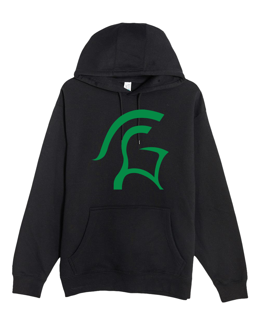La Crescent Softball - Black Hoodie Value - Full Front