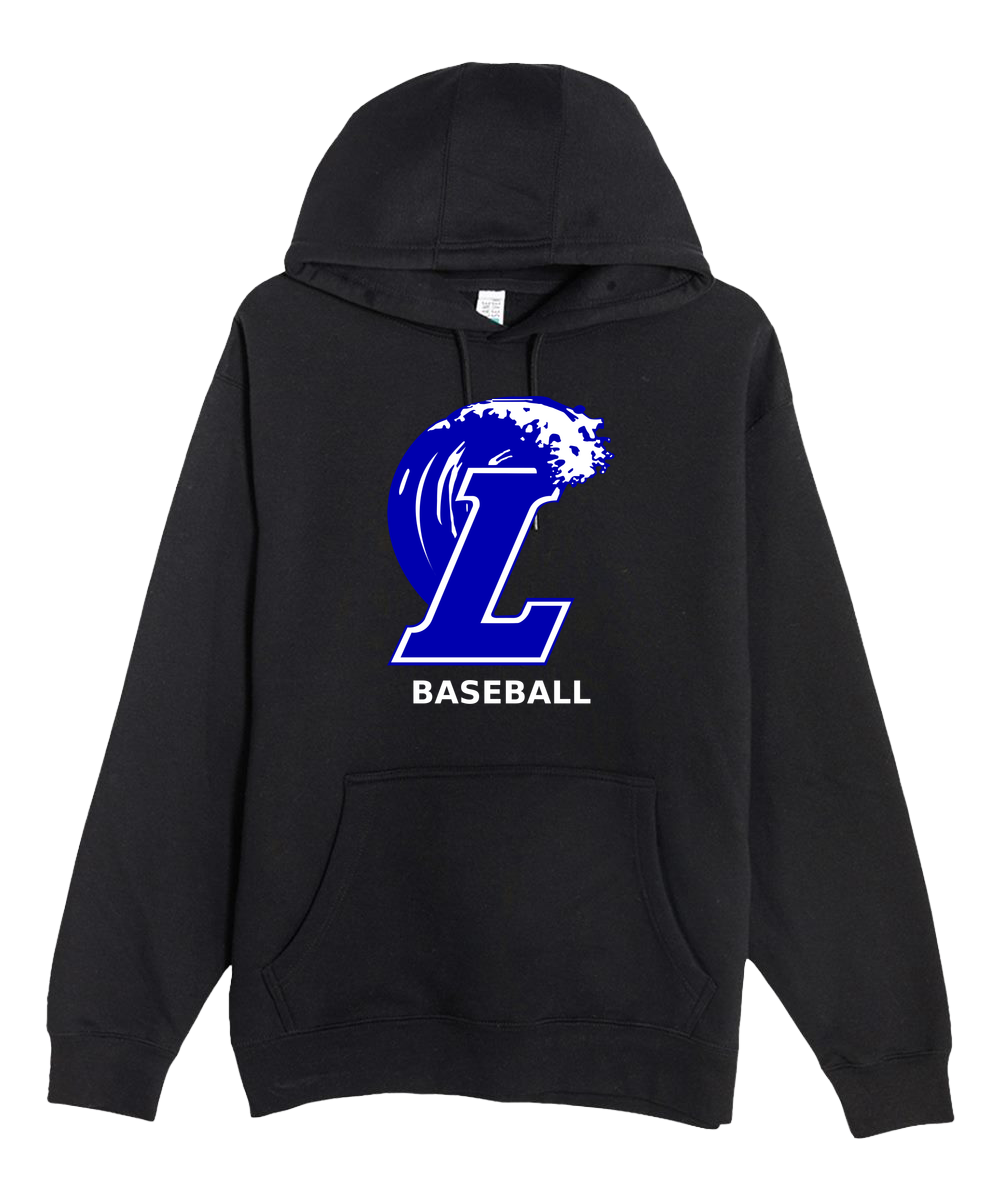 Lakeview Baseball - Black Hoodie Value - Full Front