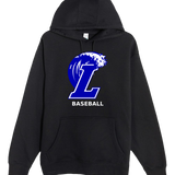 Lakeview Baseball - Black Hoodie Value - Full Front