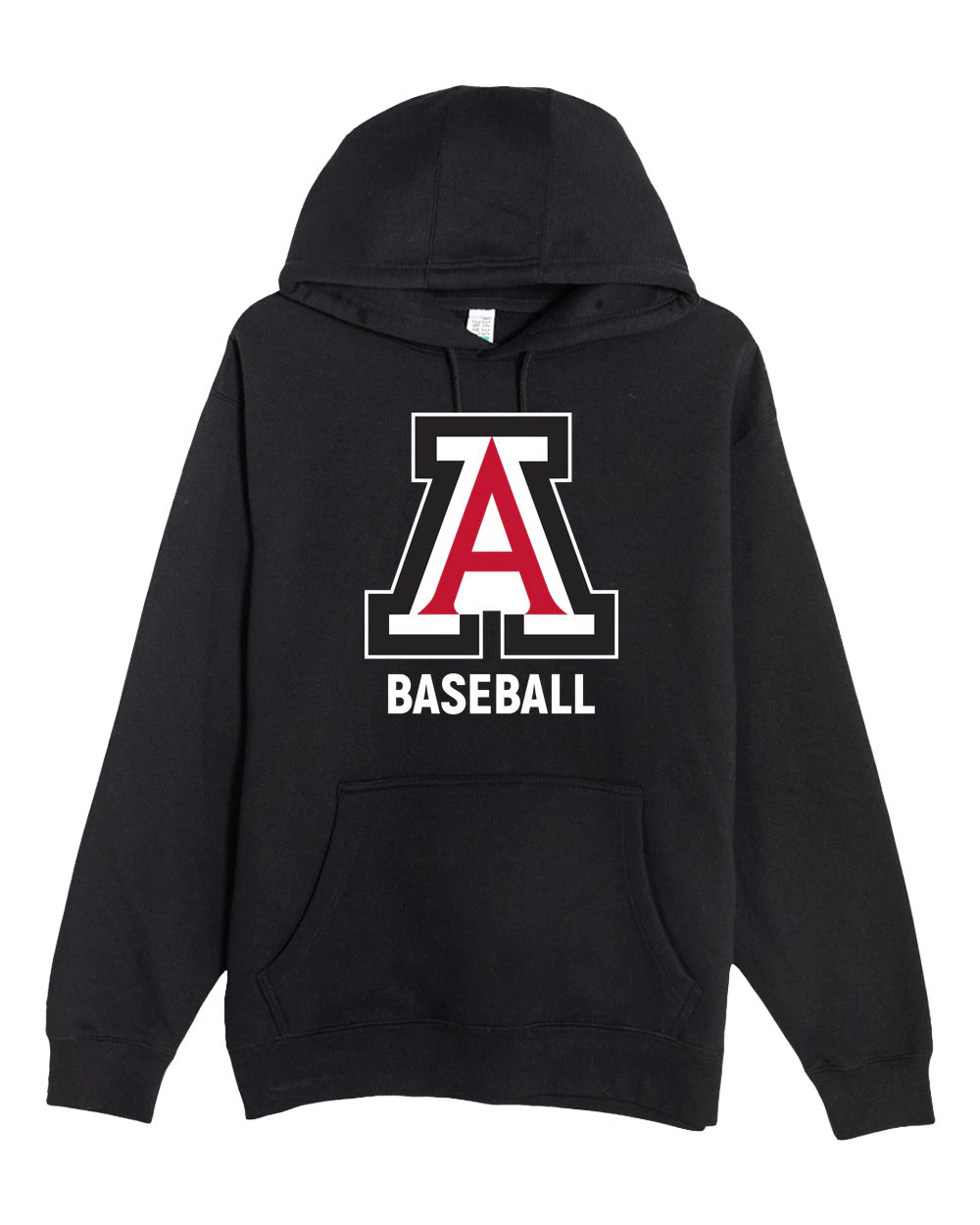 Amboy Baseball - Black Hoodie Value - Full Front