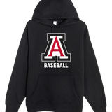 Amboy Baseball - Black Hoodie Value - Full Front