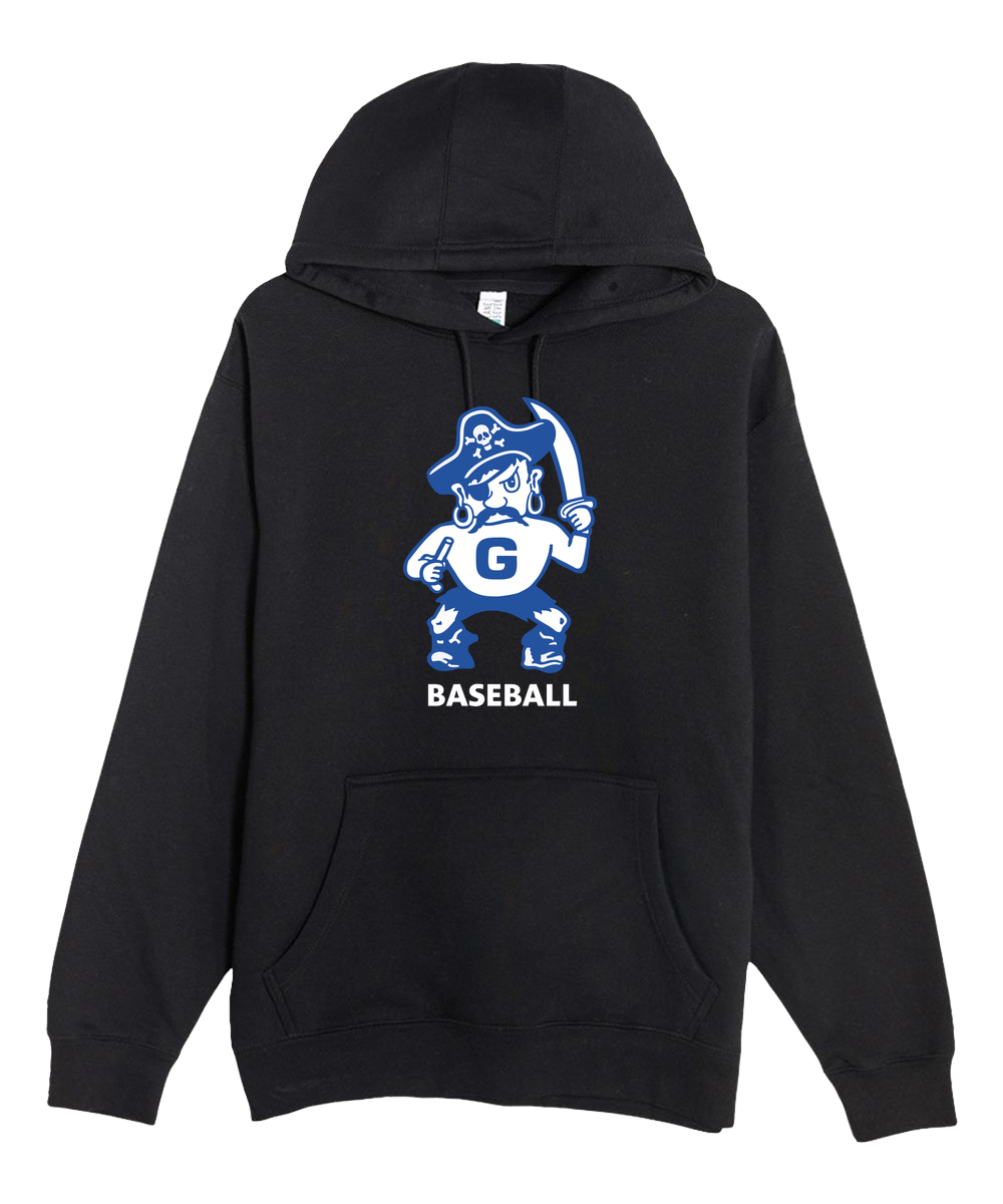 Galena Baseball - Black Hoodie Value - Full Front