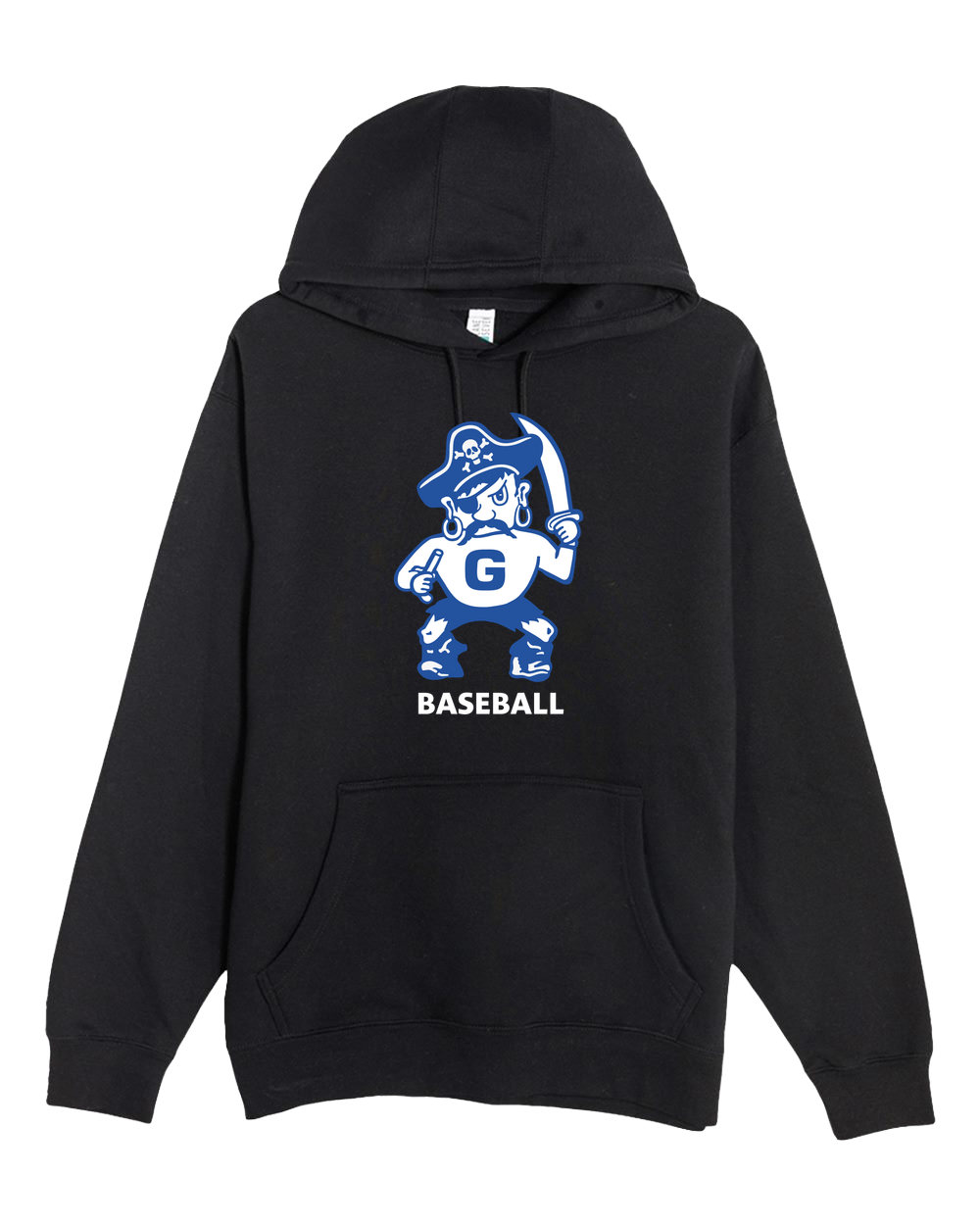 Galena Baseball - Black Hoodie Value - Full Front