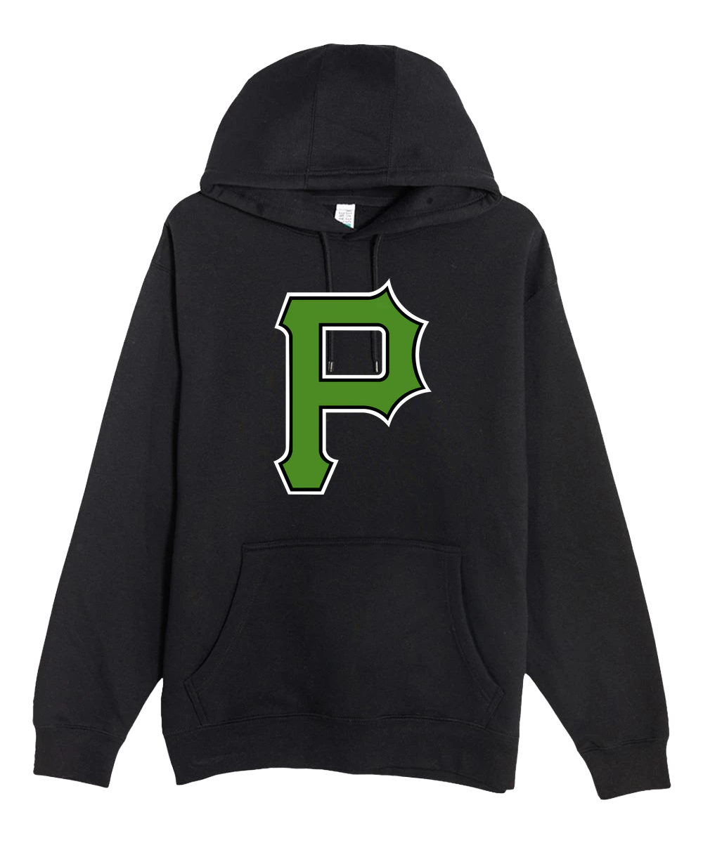 Pipestone Softball - Black Hoodie Value - Full Front