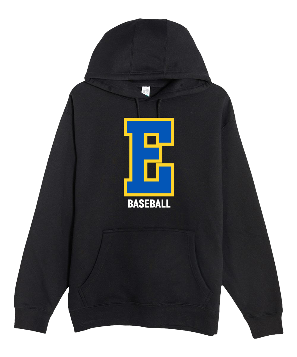 Esko Baseball - Black Hoodie Value - Full Front