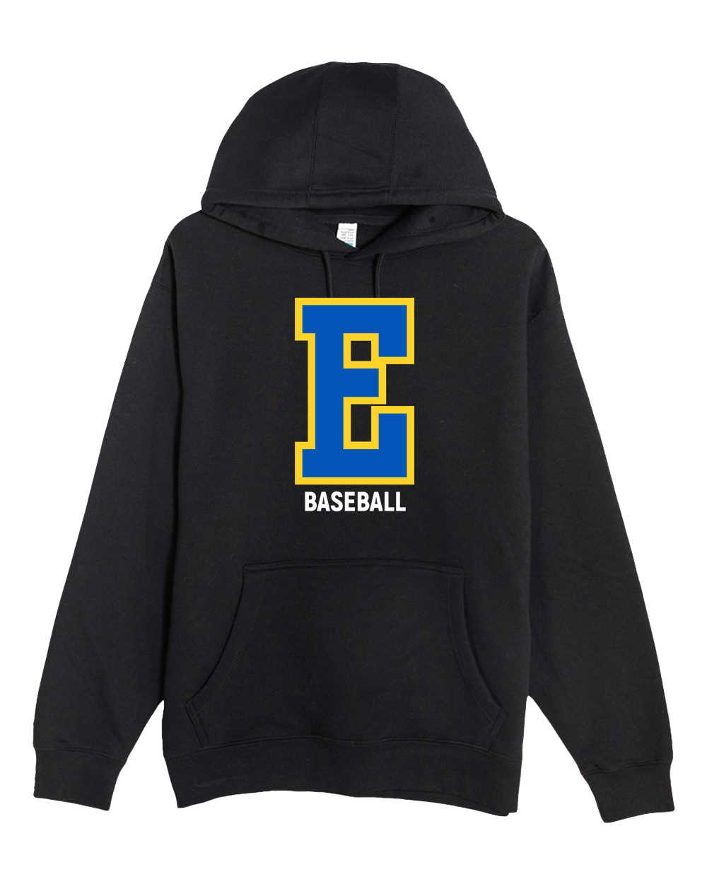 Esko Baseball - Black Hoodie Value - Full Front