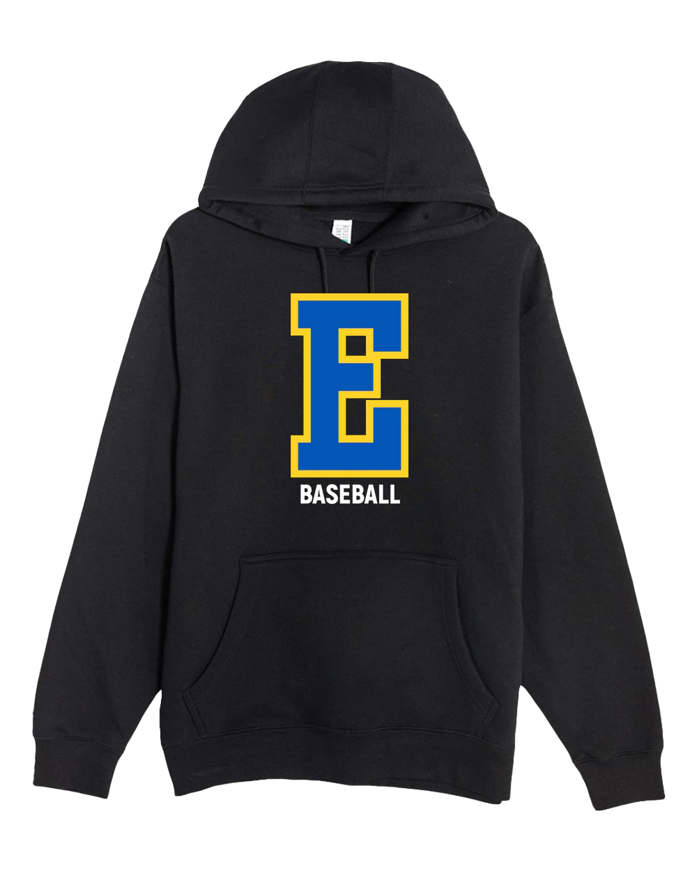 Esko Baseball - Black Hoodie Value - Full Front