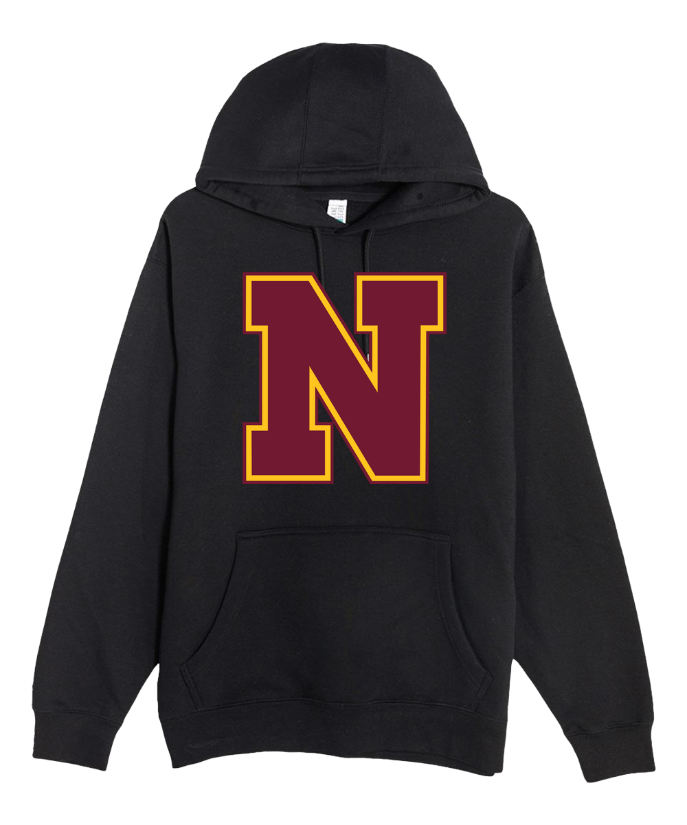 Northfield Baseball - Black Hoodie Value - Full Front