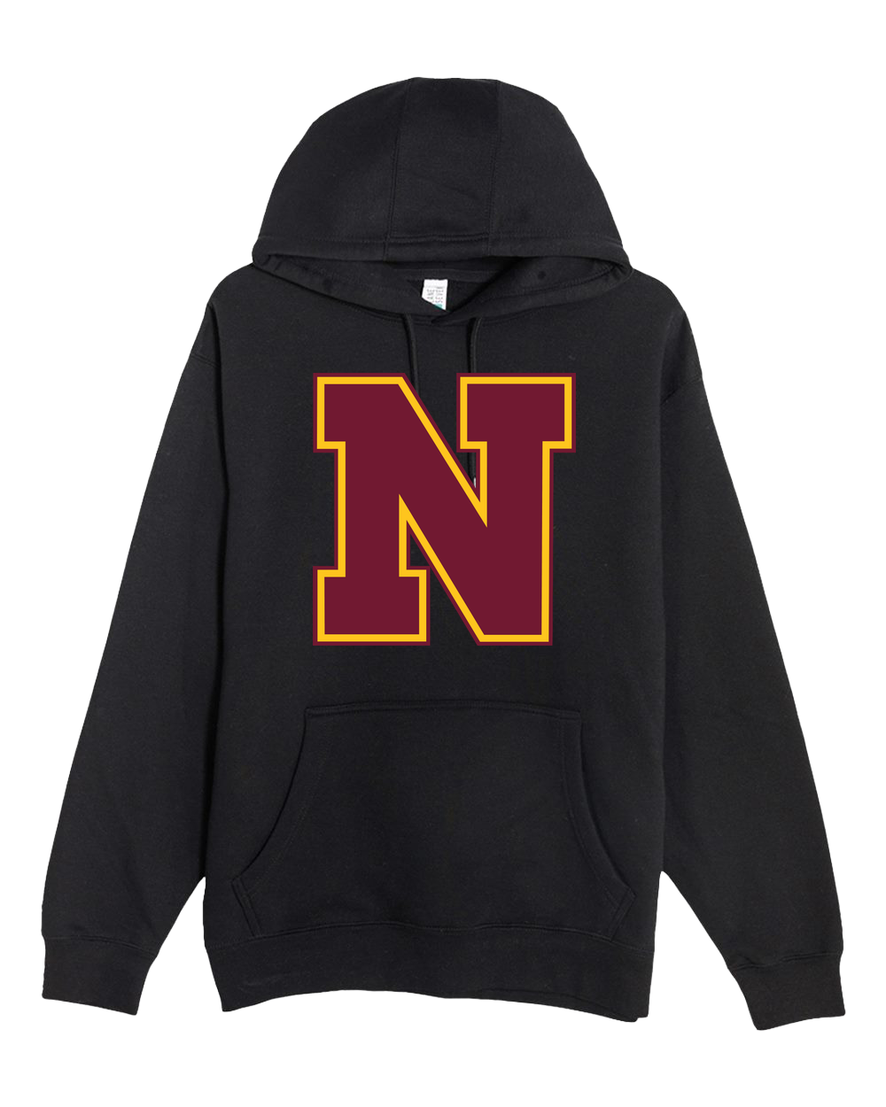Northfield Baseball - Black Hoodie Value - Full Front
