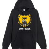 Byron Softball - Black Hoodie Value - Full Front